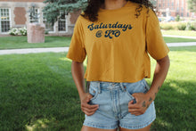 Load image into Gallery viewer, &quot;Saturdays @ KO&quot; Cropped Tee
