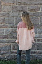 Load image into Gallery viewer, Savannah Corduroy Pink Shacket
